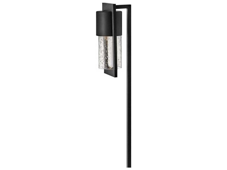 Shelter 1-Light LED Outdoor Path Light in Black