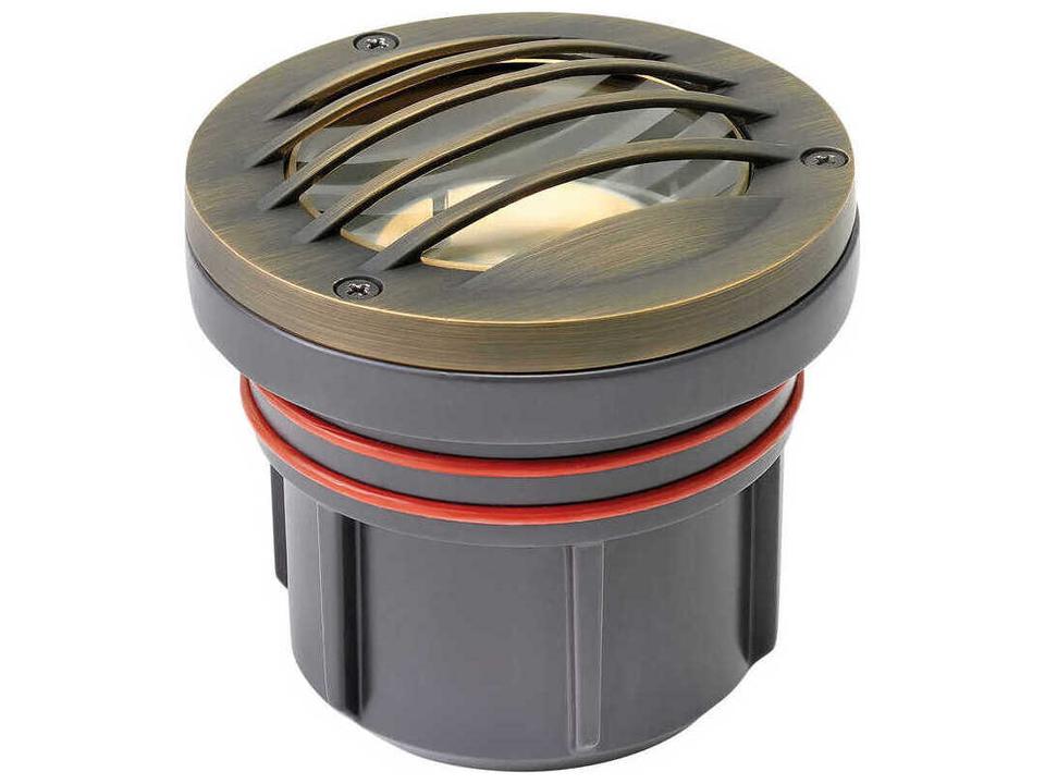 Hardy Island 2700K LED Outdoor Well Light in Matte Bronze with Variable Output