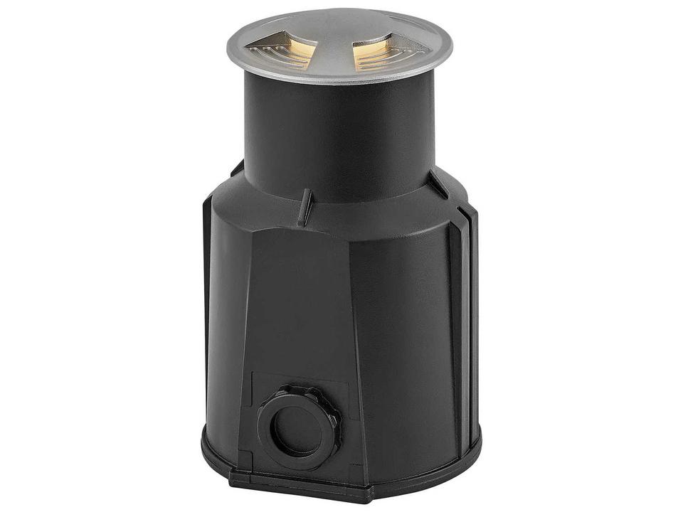 Flare Quad-Directional 12V LED In-Ground Well Light in Stainless Steel