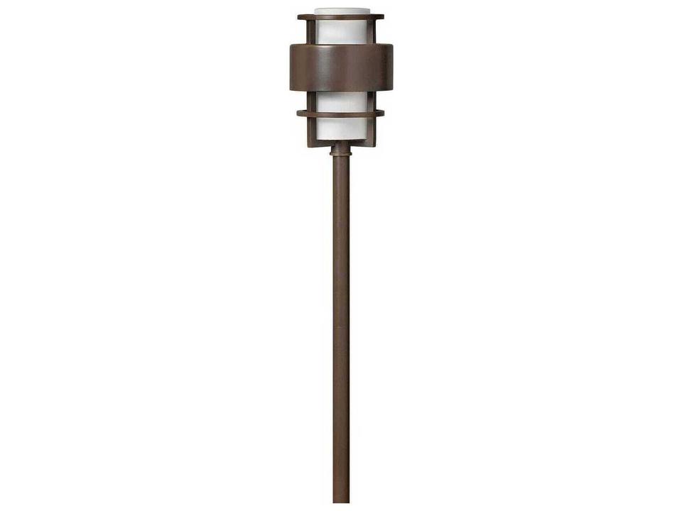 Saturn 1-Light LED Outdoor Path Light in Metro Bronze
