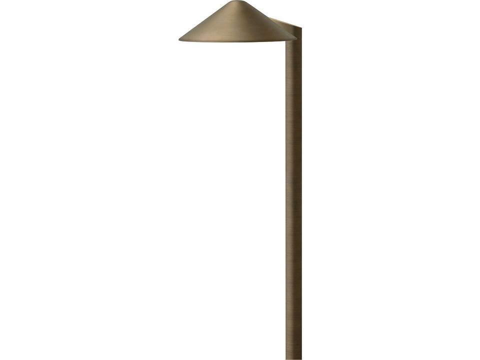 Hardy Island Round Side Mount LED Path Light in Matte Bronze