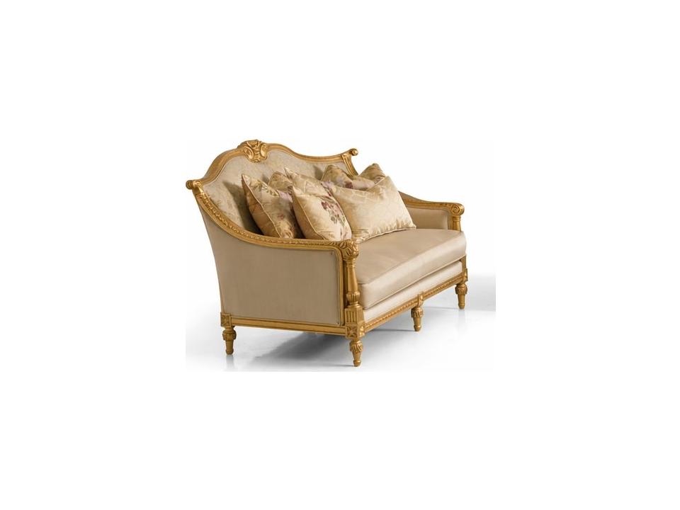009 2-Seat Beige Velvet Loveseat