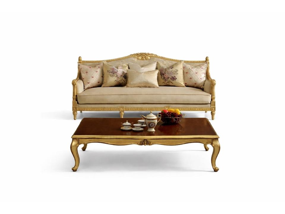 009 Victorian 6-Piece Living Room Set Gold Finish