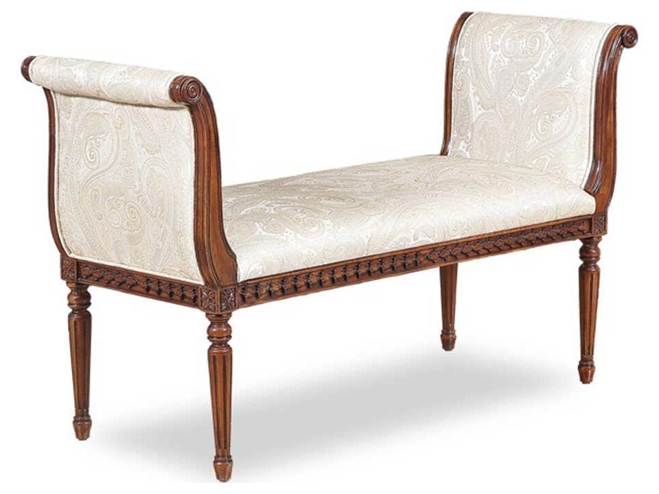 Fon Cream Upholstered Accent Bench