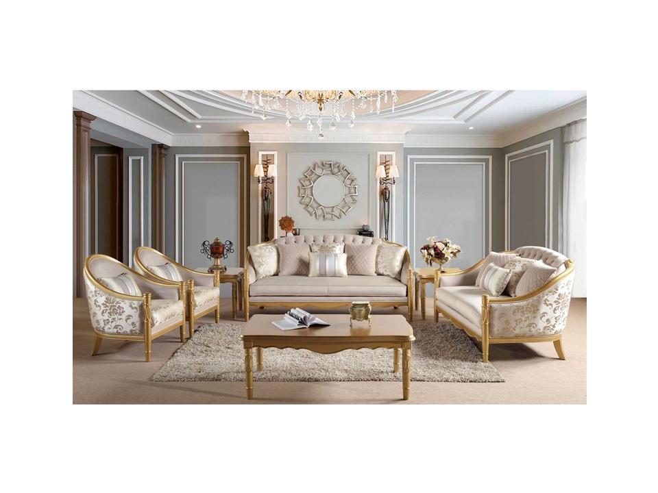 Infsg 009 6-Piece Victorian Living Room Set