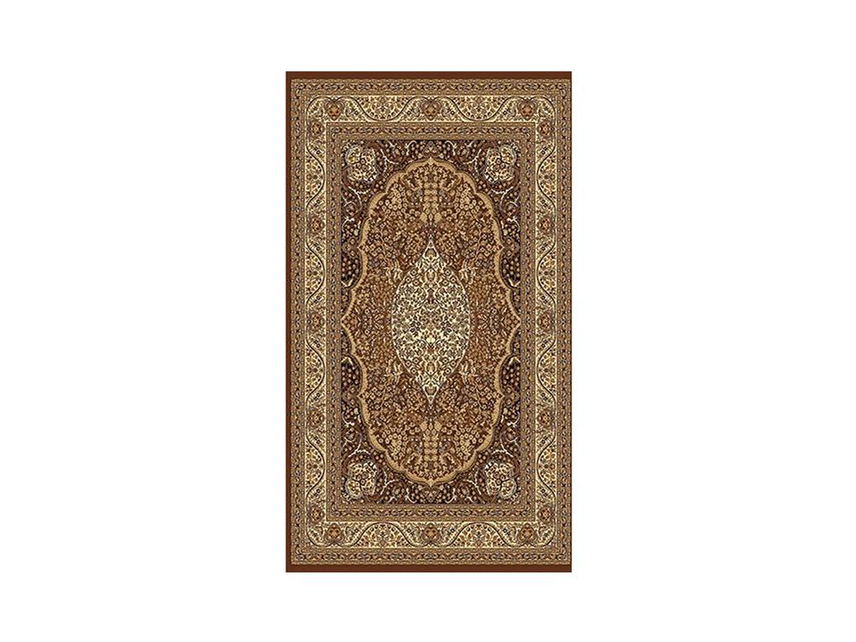 Rg07 Oriental Area Rug Chocolate Brown