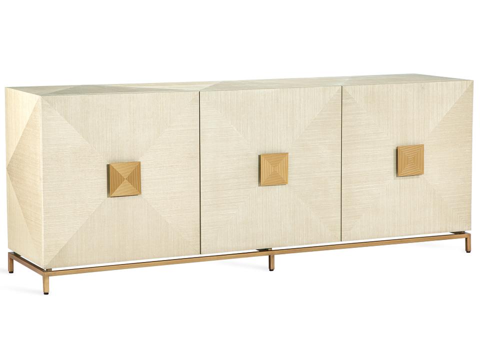 Gaspard Credenza Sideboard High Gloss Navy