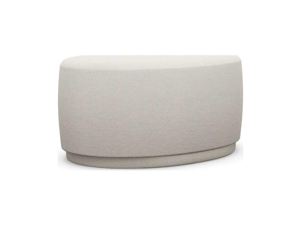 Dana Cameo Cream Upholstered Ottoman