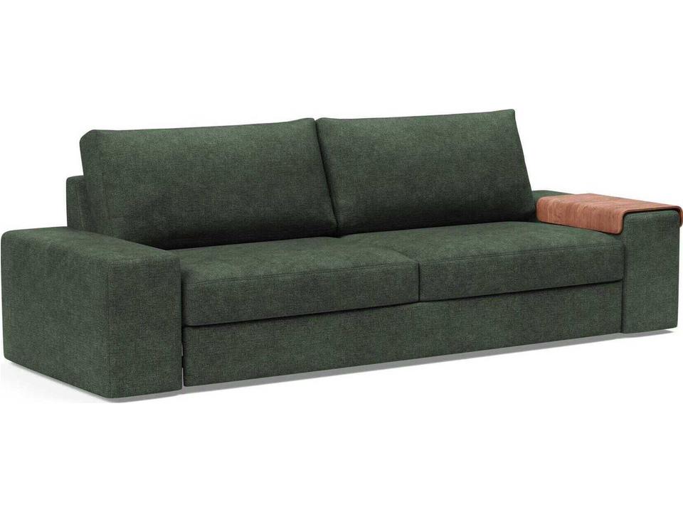 Living Vilander Wide Arms Full Size Upholstered Sofa Bed in Avella Pine Green