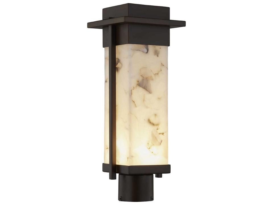 Alabaster Rocks LED Outdoor Post Light