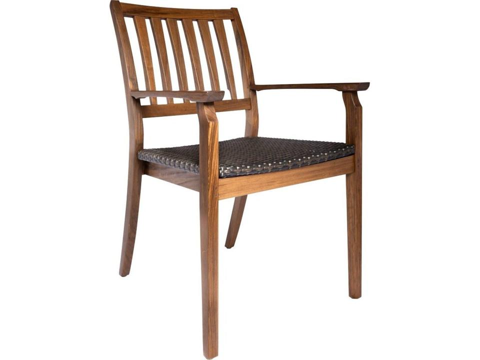 Unicon Ipe Dining Arm Chair with Viro Fiber Seat
