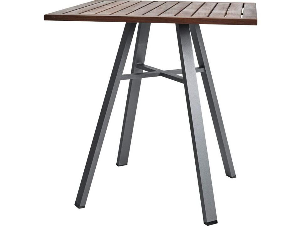 Harmony 29-Inch Square Bistro Table with HPL Top in Slate