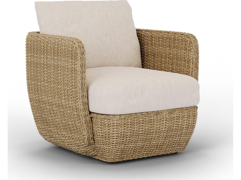 Velo Lounge Chair with Solara Fiber and Aluminum Frame
