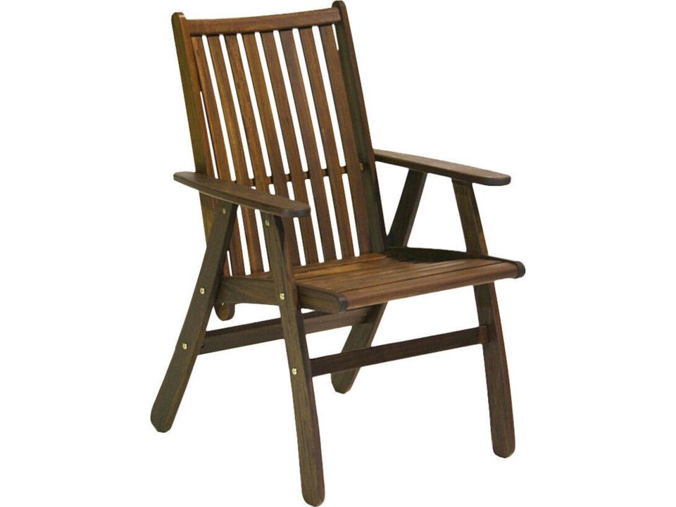 Heritage Governor Ipe Dining Arm Chair in Natural