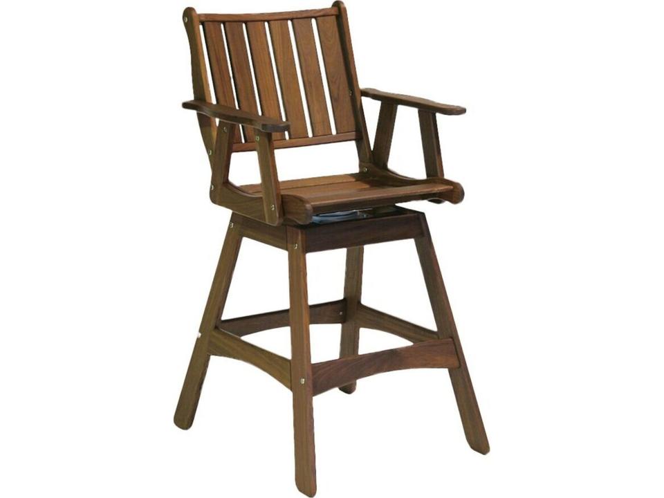 Heritage Ipe Integra Swivel Hi Dining Arm Chair