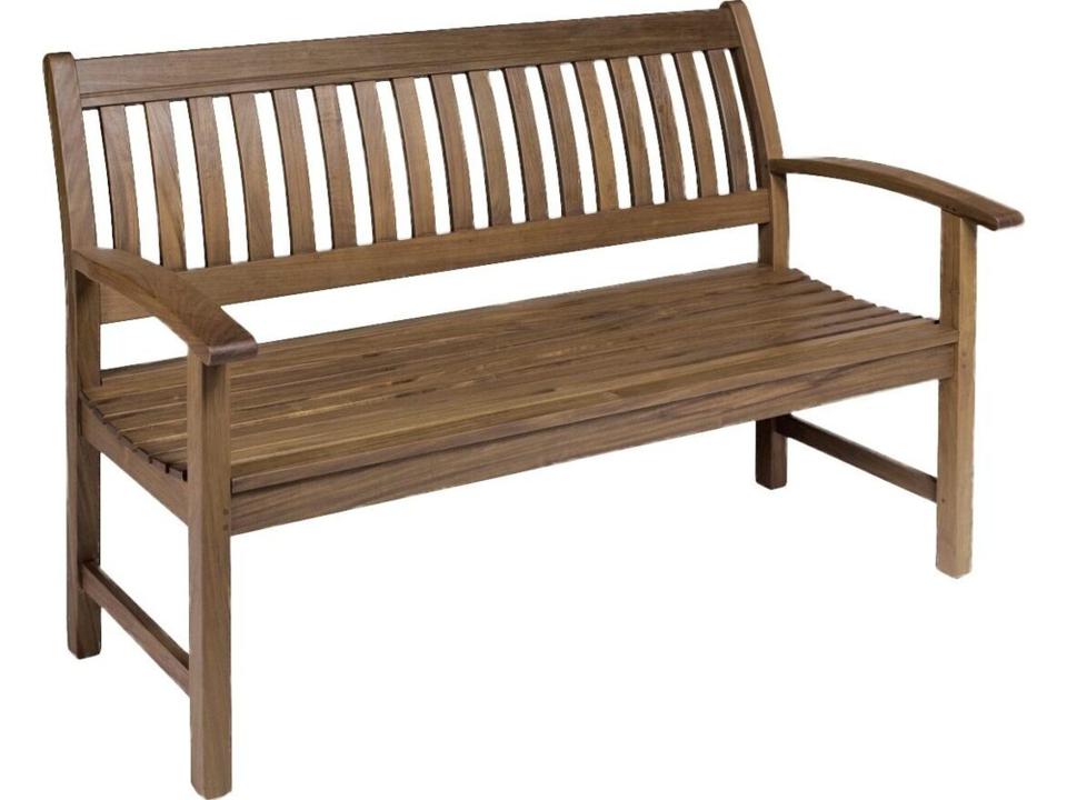 Heritage Lincoln Garden 55-Inch Ipe Bench with Arms