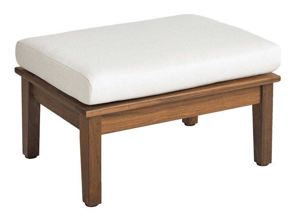 Opal Ipe Wood Ottoman
