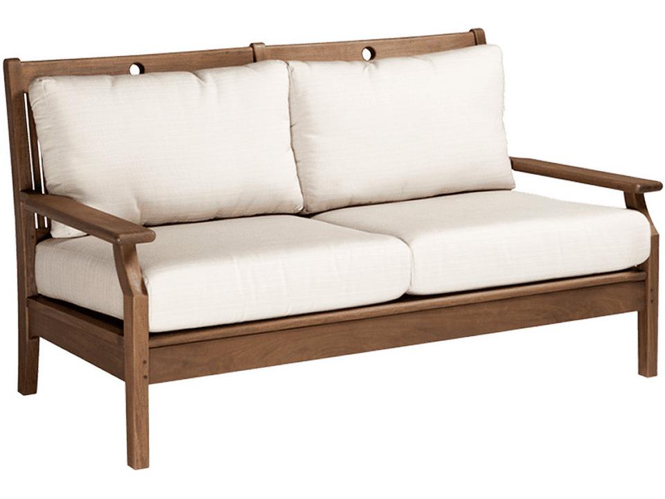Furniture Opal IPE Loveseat with Hi Back Cushions