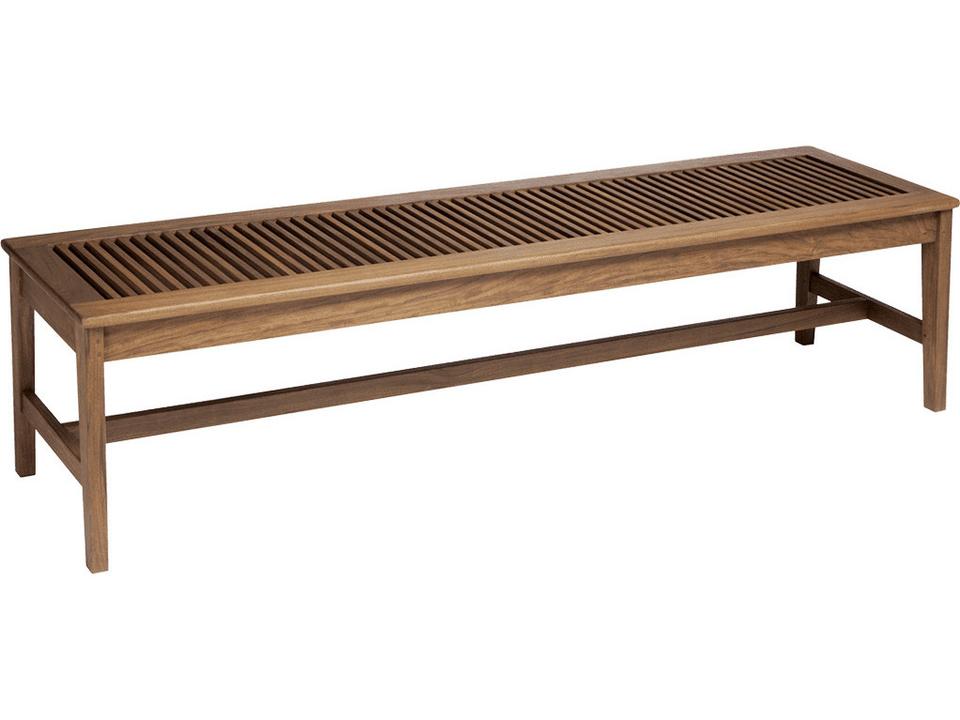 Opal 72-Inch Ipe Wood Backless Bench in Chocolate Brown