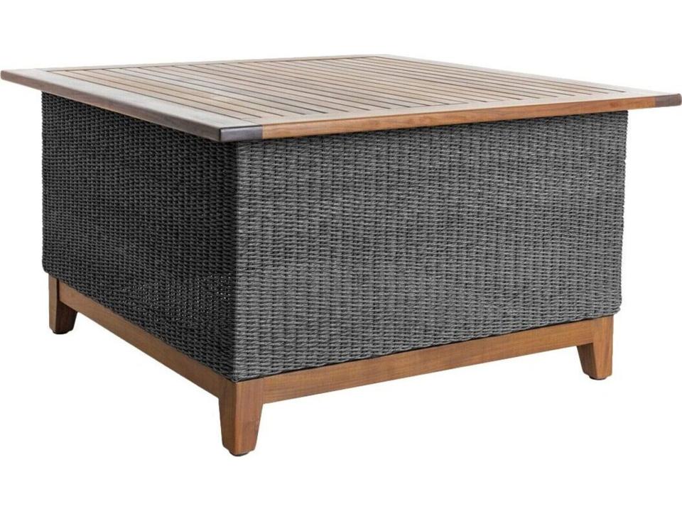 Coral 42-Inch Square Chat Table in Gray