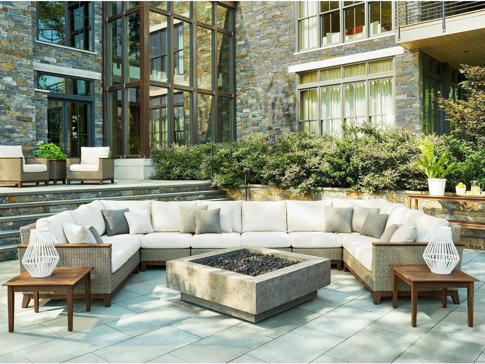 Furniture Coral IPE Sectional Lounge Set