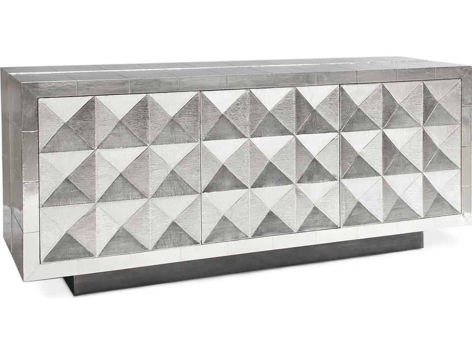 Talitha 70" Nickel Credenza Sideboard