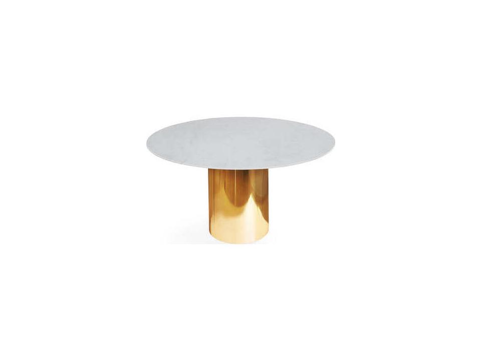 Alphaville Round Marble Dining Table