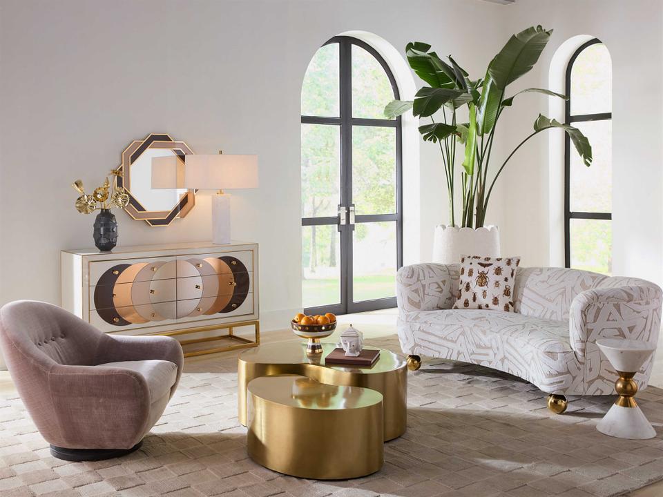 Parker Off-White Living Room Set