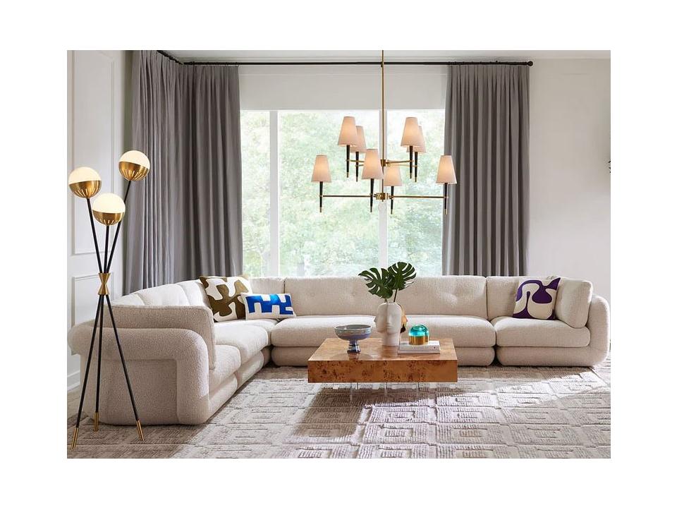 Pompidou Beige Living Room Set