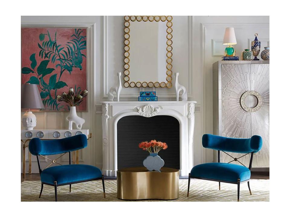 Rider Blue Living Room Set