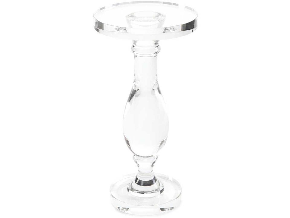 Round Glass End Table