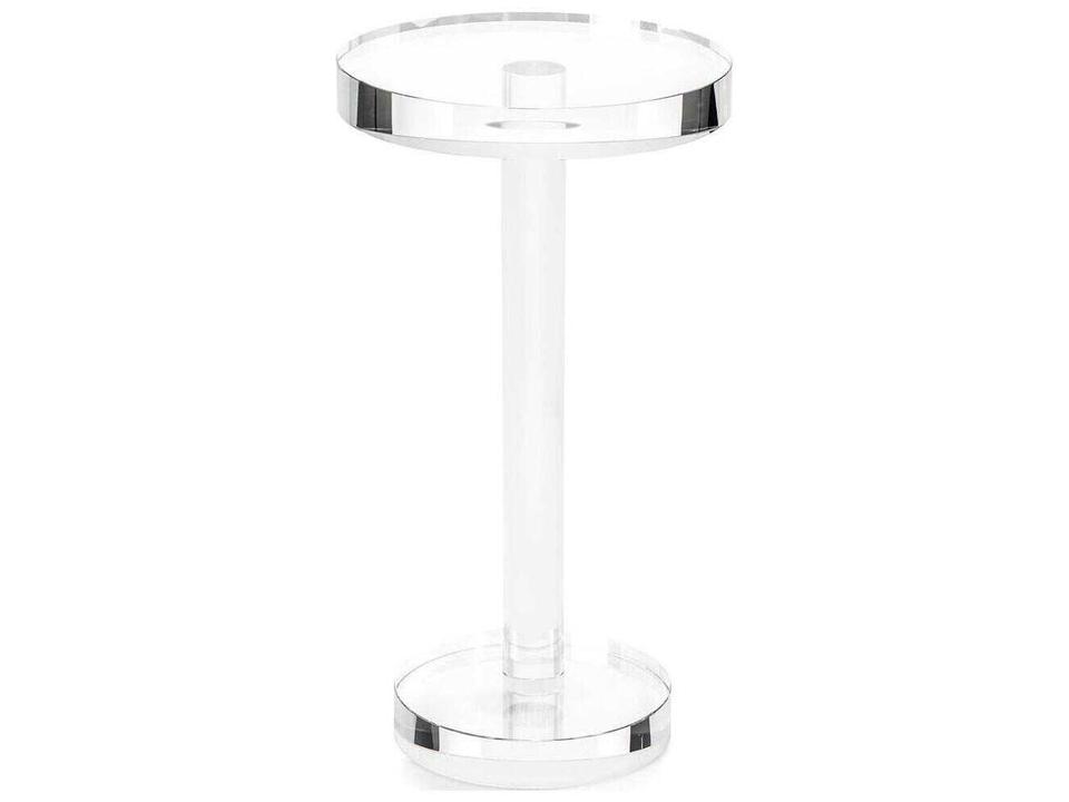 Round Crystal Martini Table