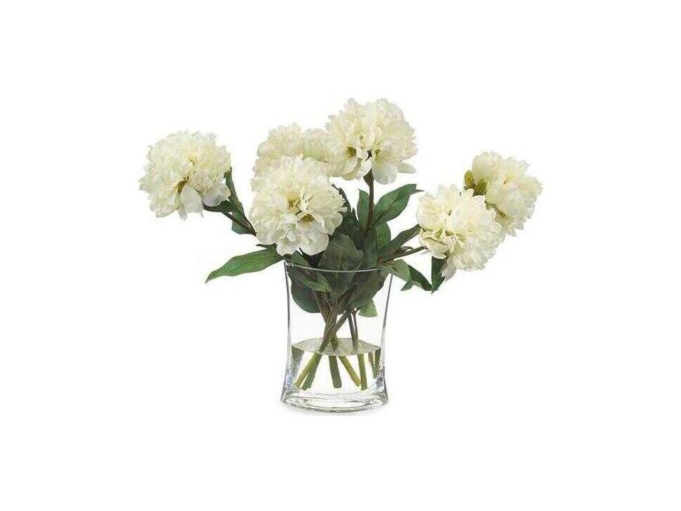 Heavenly Peonies White Decorative Floral Arrangement