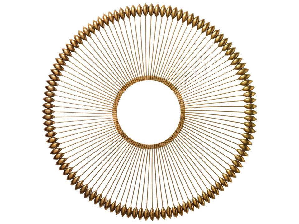 Illume Metal Gold Foil 36" Round Wall Art