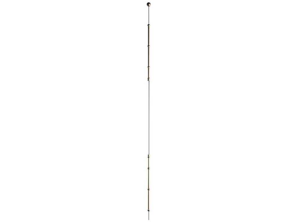 Leda Flexible LED Floor Lamp in Matte Bronze