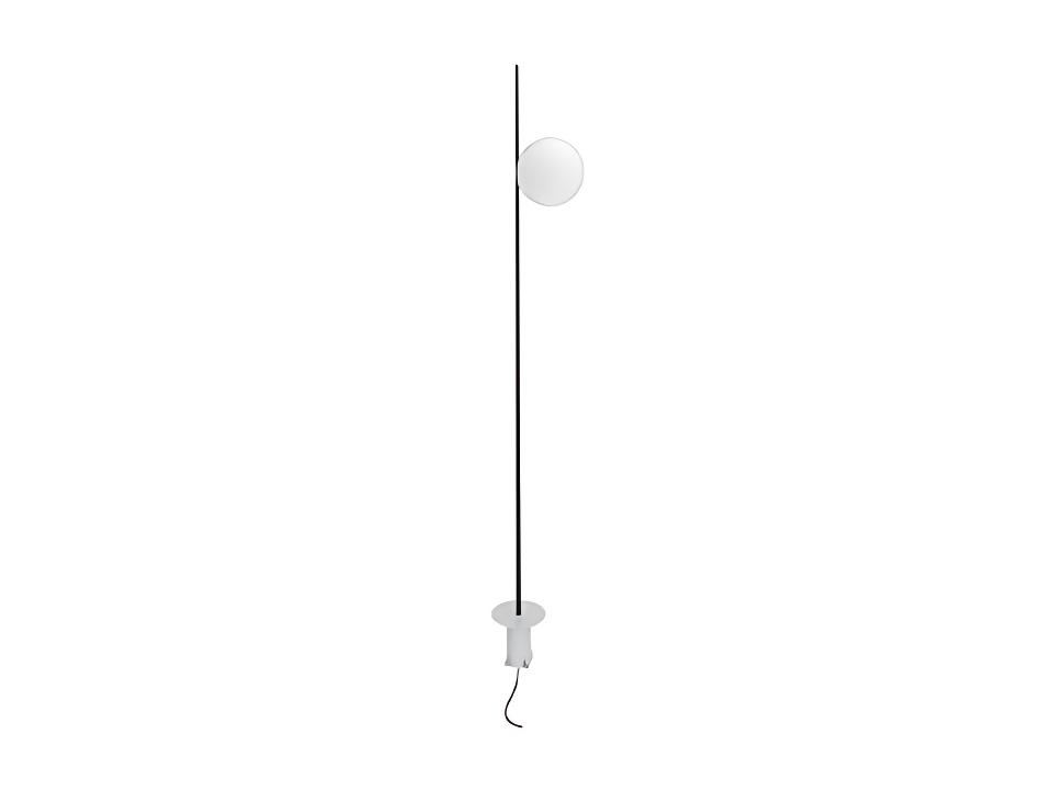 Atmosphere 1-Light Outdoor Floor Lamp in Matte Black