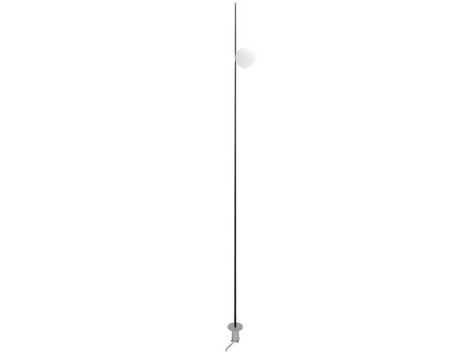 Atmosphere 1-Light Outdoor Floor Lamp in Matt Black