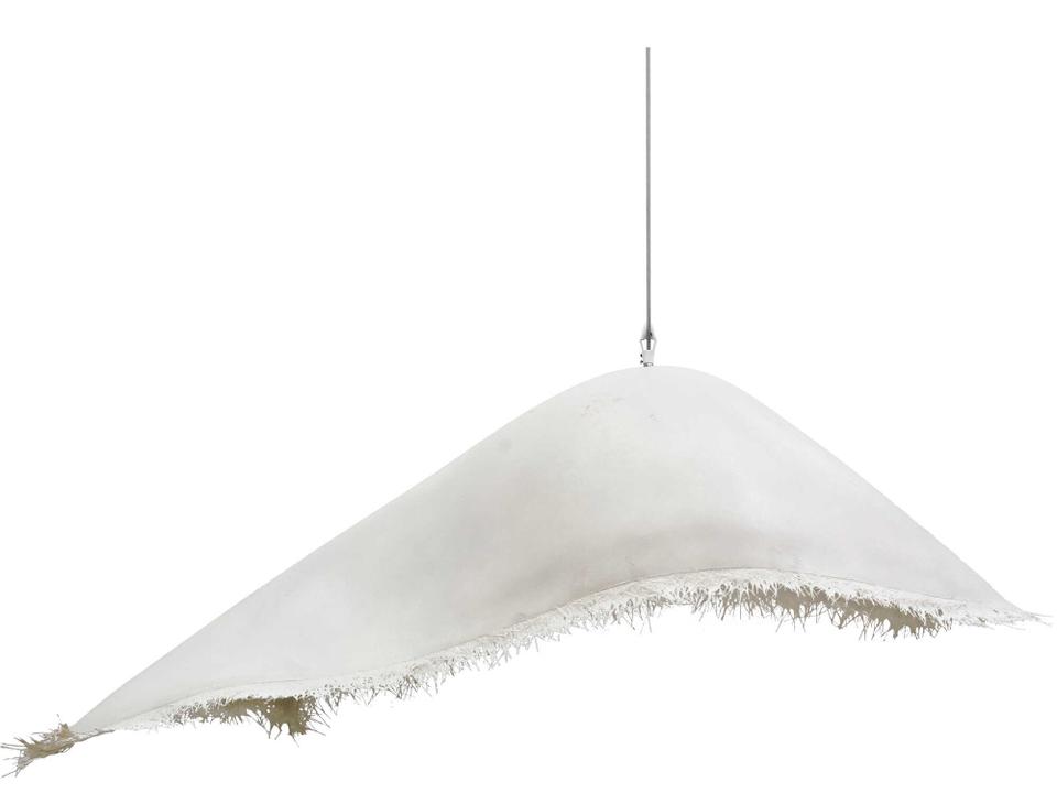 Moby Dick White Fiberglass Pendant Light by Matteo Ugolini