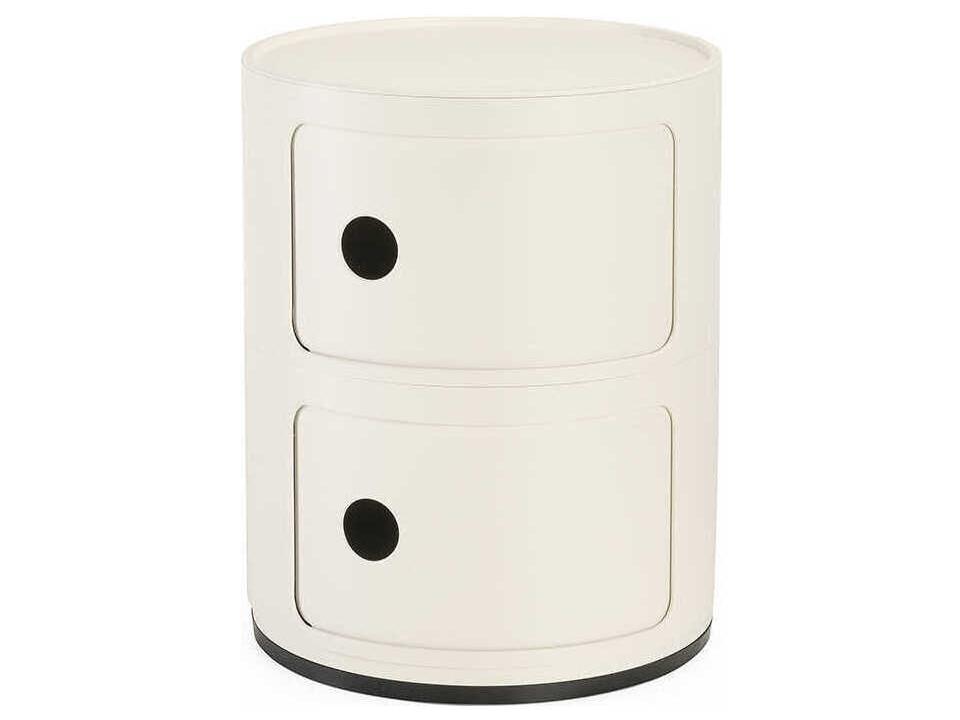 Componibili Recycled 2-Element Storage Unit in Matte White