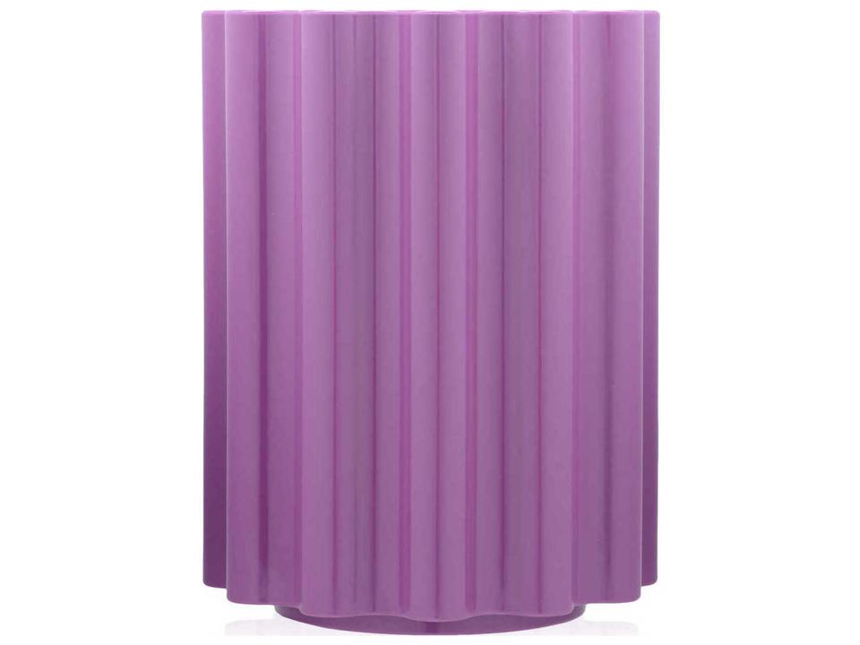 Colonna Accent Stool in Violet Purple Thermoplastic Technopolymer