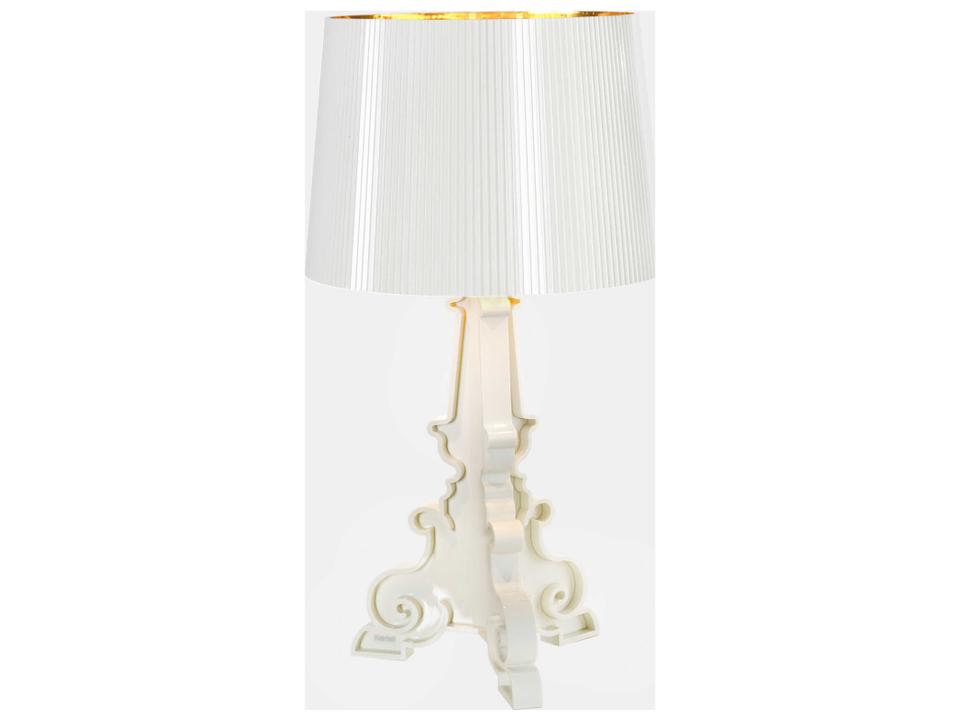 Bourgie Table Lamp White and Gold Iconic Modern Lighting