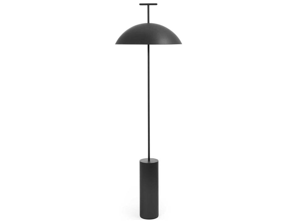 Geen-A Black LED Floor Lamp with Integrated Dimmer and Handle