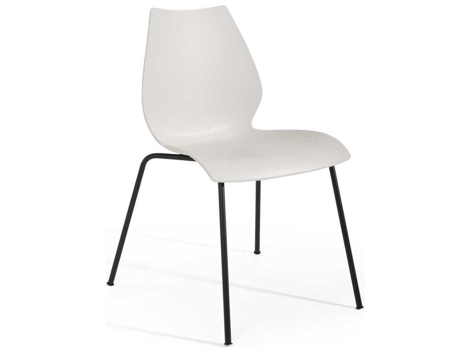 Maui Pale Grey Computer Office Chair with Chrome Frame Set of Two