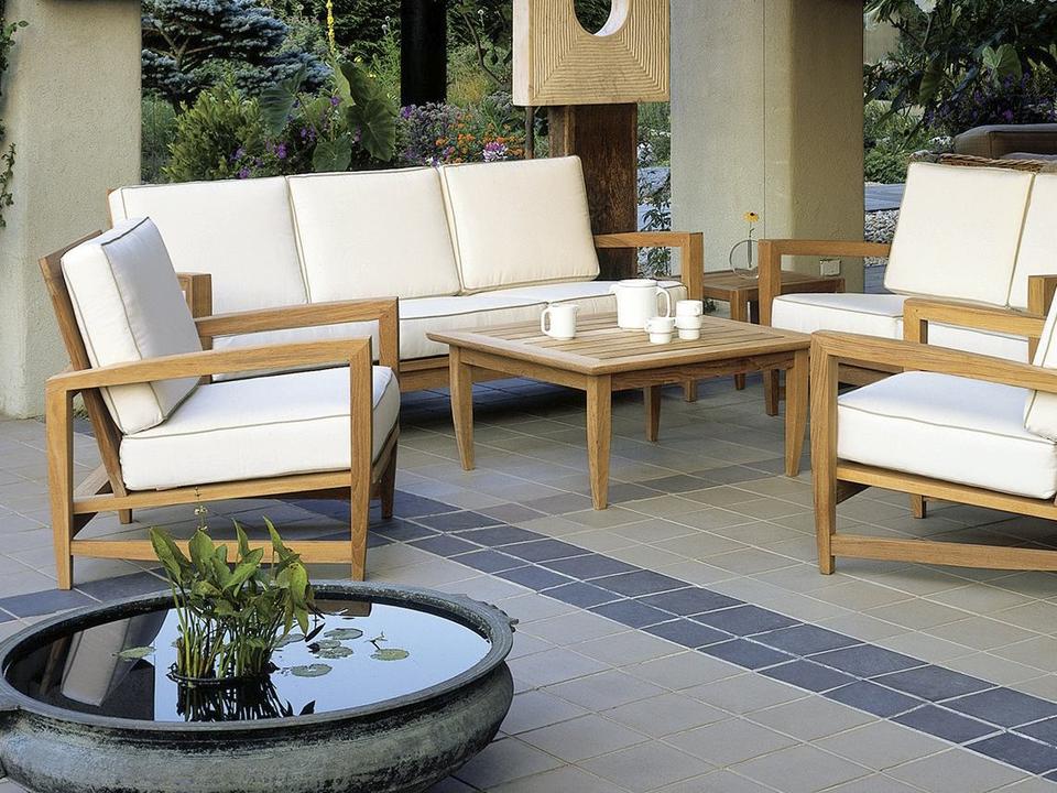 Amalfi Teak Cushion Lounge Set