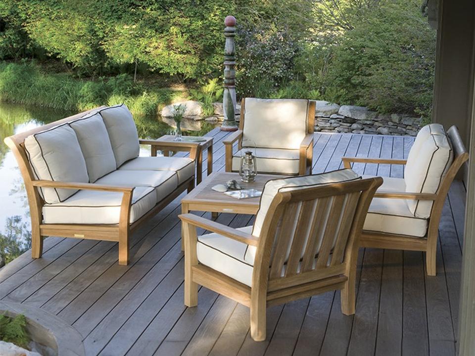 Chelsea Teak Cushion Lounge Set