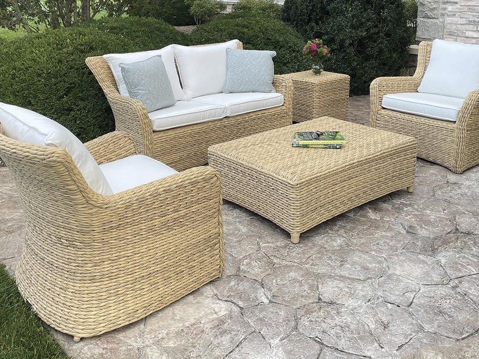 Sag Harbor Wicker Cushion Lounge Set