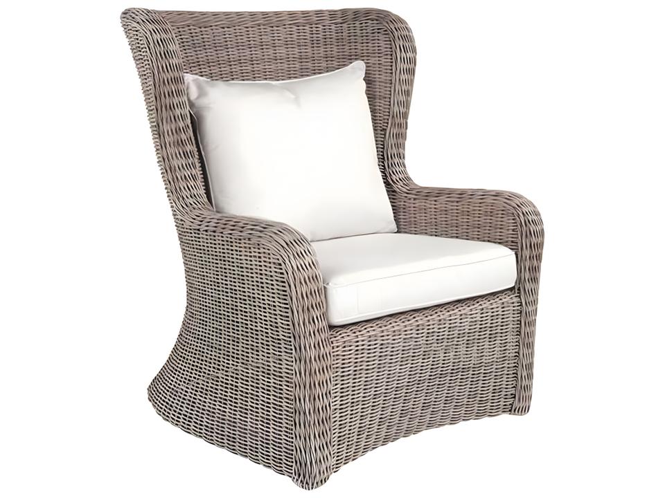 Sag Harbor Wicker Cushion Lounge Chair