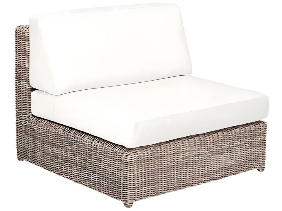 Sag Harbor Wicker Cushion Modular Lounge Chair