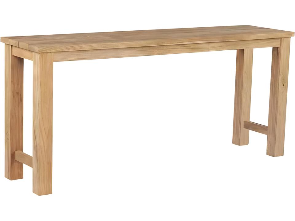 Tuscany Rectangular Console Table in Distressed Teak