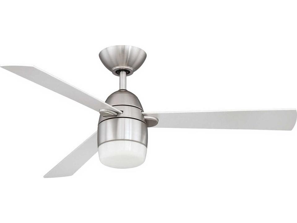 Antron LED 42-Inch 3-Blade Ceiling Fan with Light in Satin Nickel